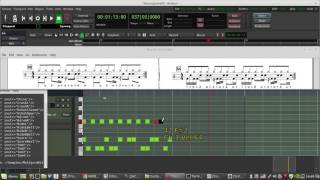 How to create midi drum track using Ardour 53 [upl. by Dela]