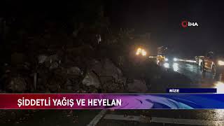 RİZE HEYELAN SAHİL YOLU KAPANDI [upl. by Ayortal277]