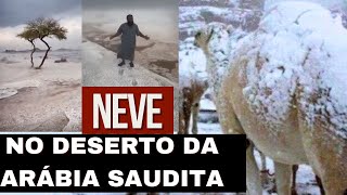 NEVE NA ARÁBIA SAUDITA I Um fenômeno raro de NEVE [upl. by Lymann]