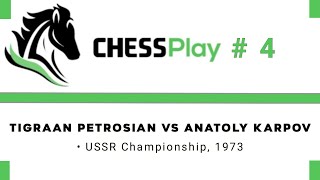 Tigraan Petrosian vs Anatoly Karpov • USSR Championship 1973 [upl. by Alyos]