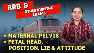 Maternal Pelvis Fetal Head and position Lie and attitude  Mastering RRB Nursing Exams Made Easy [upl. by Eseilana]