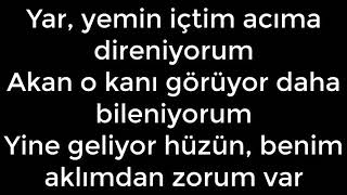 Şanışer  Benim Aklımdan Zorum Var Lyrics sözleri [upl. by Atled]