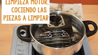 Reparar un motor gripado limpieza de motor  Part 4 [upl. by Atsilac]