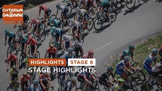 Dauphiné 2022  Stage 8  Highlights [upl. by Intyre809]