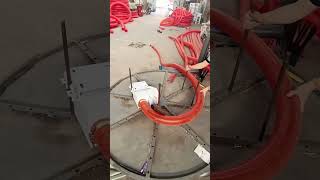 Coiling process of the tensile hose [upl. by Lavern584]