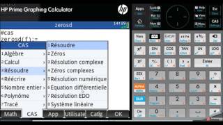 Programmer avec le CAS sur calculatrice HP Prime [upl. by Alleyne814]