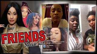 Cardi B Dancer Friends Address Tasha K amp ExRoommate IG LIVE VIDEO [upl. by Gelhar]