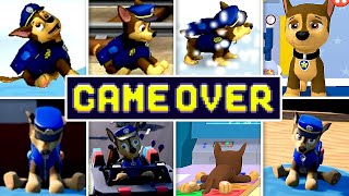 Evolution Of PAW Patrol Games Death Animations amp Game Over Screens [upl. by Lienhard]