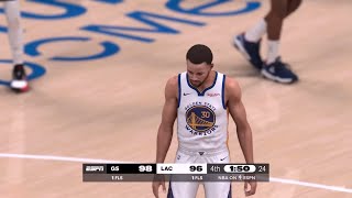 NBA 2K25 Emirates NBA Cup 🏆 Mode  CLIPPERS vs WARRIORS FULL GAME HIGHLIGHTS [upl. by Oribel2]