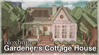 Bloxburg  Gardeners Cottage House Speedbuild exterior [upl. by Sibylle]