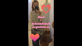 Kleiner Haul  Schminktisch organisieren Xmas Edition [upl. by Yleen]