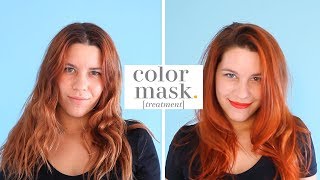 Color Mask Copper  Color Refreshing Deep Conditioning Treatment [upl. by Uhej388]