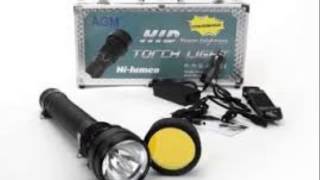 ProBuilt T2600 35 Watt HID Xenon Torch 2600 Lumen HID Flashlight Kit Black [upl. by Jangro]