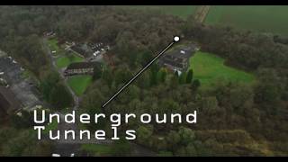 RAF Chilmark Bunkers and Railway DRONE FLIGHT 4K [upl. by Serena]