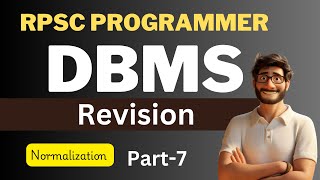 RPSC programmer DBMS Revision classes  Normalization Transaction Management  part 7 [upl. by Aicenat385]