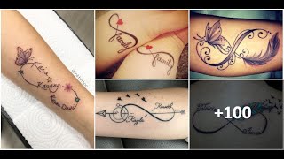 Los 50 Mejores Tatuajes de Amor Infinito 🖤💞❤️ [upl. by Malanie671]