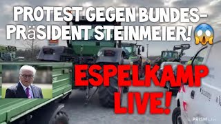 PROTEST 🗣 gegen BUNDESPRÄSIDENT Steinmeier 😱 in Espelkamp 🚜🚛🚗 Live Bauernprotest amp Mittelstand Lsv [upl. by Hteb]