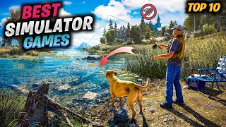 Top 10 New Simulator Games for Low Spec Pc 2023  Best Simulator Games [upl. by Akihsal]