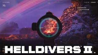 Helldivers 2 Solo Anti Materiel Sniper Rifle rocks Playthrough Part 4 [upl. by Camroc]