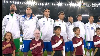 Italy vs Belgium National Anthem  UEFA Nations League 202425 [upl. by Nos695]