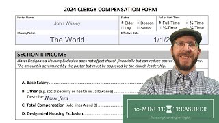 2024 Clergy Compensation Forms  Global Methodist [upl. by Vernon864]