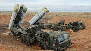 Russian antiaircraft missile system S400 in action [upl. by Donaugh]