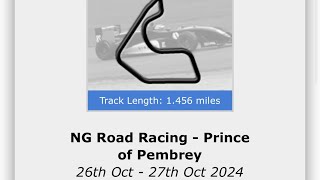 NGMCC Prince of Pembrey Motorcycle Racing 27 October 2024 [upl. by Alodee]