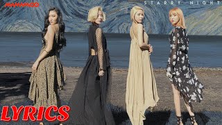 KPOP Mamamoo quotStarry Nightquot Lyrics [upl. by Nnairahs]