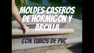 Como hacer moldes caseros de cemento y arcilla expandida [upl. by Baram]