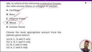 In which of the following connective tissues the cells secrete fibres of collagen or elastin [upl. by Nerual]