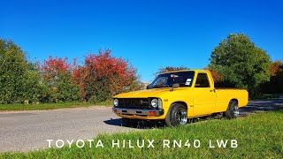 1980 TOYOTA HILUX RN40 LWB  RiseLow Media [upl. by Fonda]