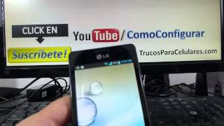 como quitarle el sonido a la camara Android LG Optimus L4 comoconfigurar [upl. by Mcnally]