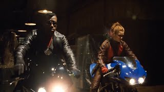 Wesley Snipes amp Jessica Biel on Buell XB 12R Firebolt  Blade Trinity 2004 [upl. by Alfy340]