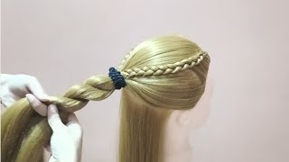 2 in 1 Hairstyle For Long Hair ll Hairstyle For Wedding ll Long Hair Hairstyle Ideas [upl. by Nodnal]