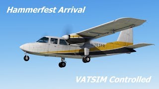 XP VATSIM Torquesim BN2 Islander Hammerfest Arrival [upl. by Akedijn993]