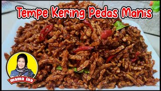 Resep Tempe Orek  Tempe Kering Pedas Manis  Awet Dan Cocok Untuk Lauk Di Tanggal Tua [upl. by Patricia]