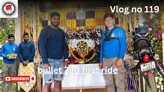 First moto vlog with my new bullet 350  NAVI Mumbai to Lonavala Vlog no 119 Devi series part 01 [upl. by Hudson]