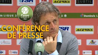 Conférence de presse Valenciennes FC  AS Nancy Lorraine  11   201819 [upl. by Halliday]