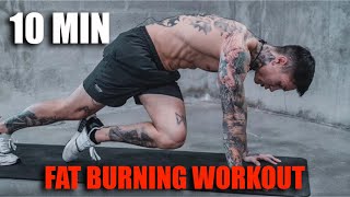 10 Min Fat Burning Workout  No Equipment [upl. by Ettenirt]