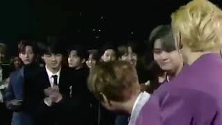 Wanna one Jihoon amp Bts Jin Cute Moments SMA Seoul Music Awards 2018 [upl. by Tillie688]