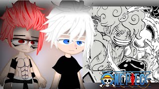 Jujutsu Kaisen React To One Piece  One piece  Gacha react [upl. by Ybreh]