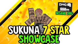 New INSANE Sukuna 7 STAR Showcase META DMG  ABILITIES  All Star Tower Defense [upl. by Essy]