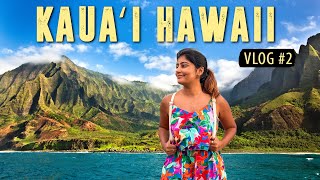 EXPLORING HAWAIIS GARDEN ISLAND KAUAI 🌴  Hawaii Travel Vlog 🌺 Ep 2 [upl. by Pavlov]