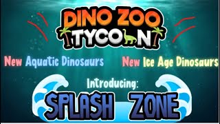 NEW Aquatic Update Dino Zoo Tycoon [upl. by Cida447]