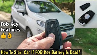 Ecosport Fob Key all Doubts Clear👍  What to do if key battery is dead 🤔  Door Lock Unlock system [upl. by Manuel]