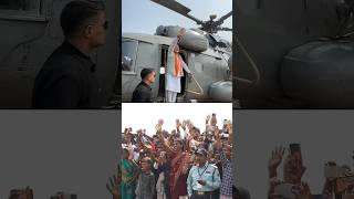 PM modi grand entry and Welcome at Garwah Jharkhand bjp bjpnews modi pmmodi jharkhand [upl. by Cleodal]