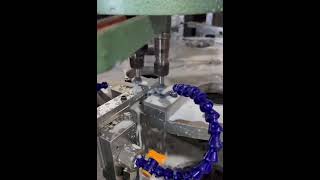 Iron block rotary disc inverting aperture machine [upl. by Ettezoj288]