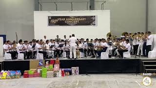 The Boney M Mega Mix by Frank Bernaerts Band 44 Concert Band of San Leonardo Nueva Ecija [upl. by Arukas592]