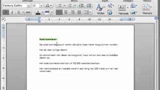 Word  Opdr 1 Vet maken cursief en onderstrepen [upl. by Harahs]