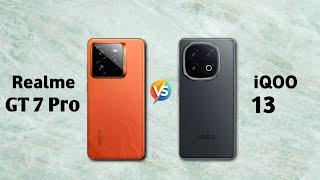 Realme GT 7 Pro vs iQOO 13  Full Comparison ⚡ Which is Best [upl. by Aelam]